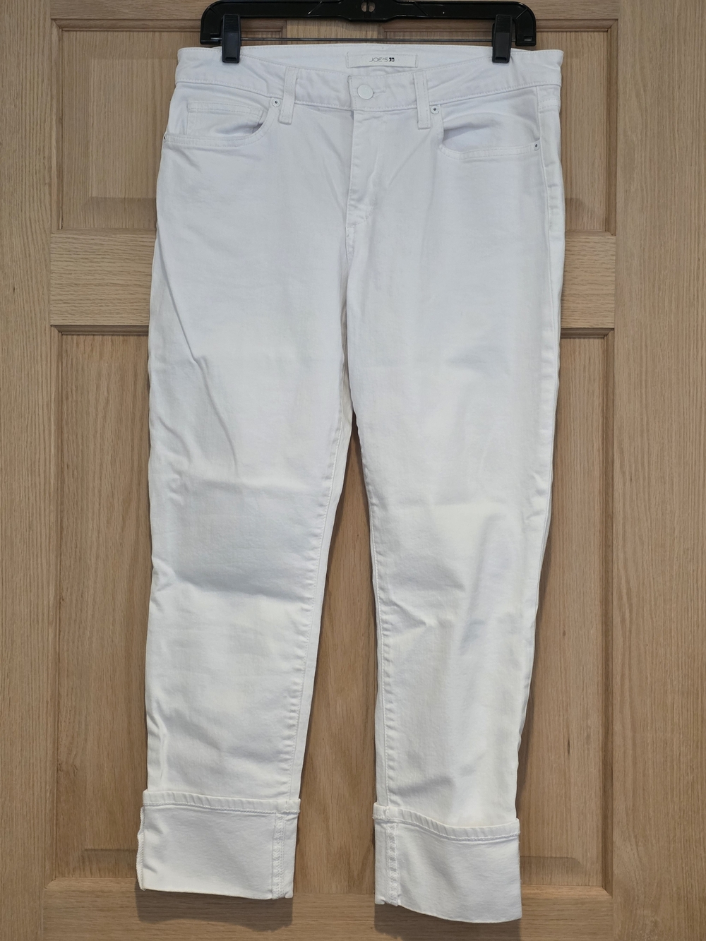 Joe's Jeans White Cropped Ankle Jeans